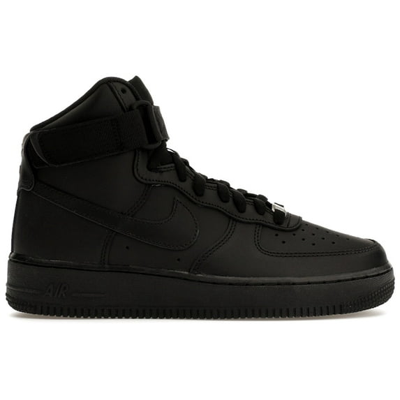 Nike Men's Air Force 1 High Triple Black Basketball Shoes, from StockX