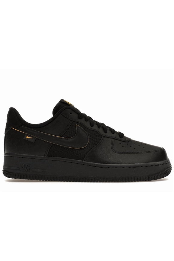 Men's Air Force 1 Low '07 Ballistic Mesh Black University Gold Basketball Shoes, from StockX