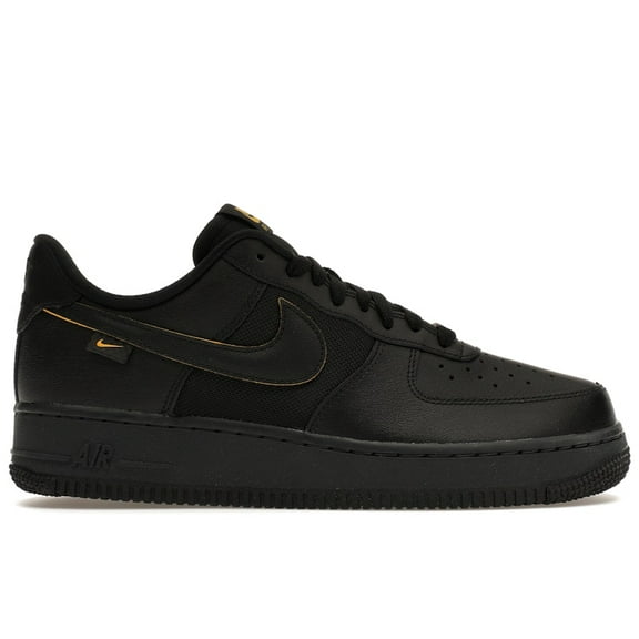 Nike Men's Air Force 1 Low '07 Ballistic Mesh Black University Gold Basketball Shoes, from StockX