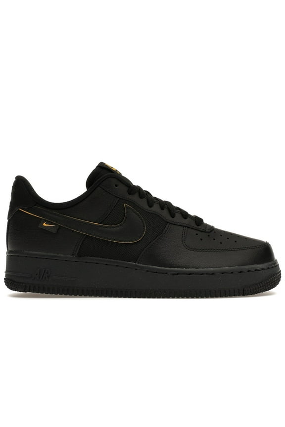 Men's Air Force 1 Low '07 Ballistic Mesh Black University Gold Basketball Shoes, from StockX