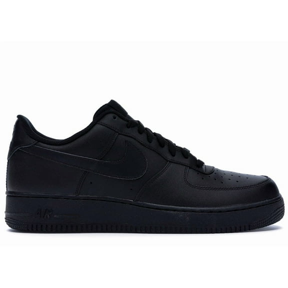 Nike Men's Air Force 1 Low '07 Black Basketball Shoes, from StockX