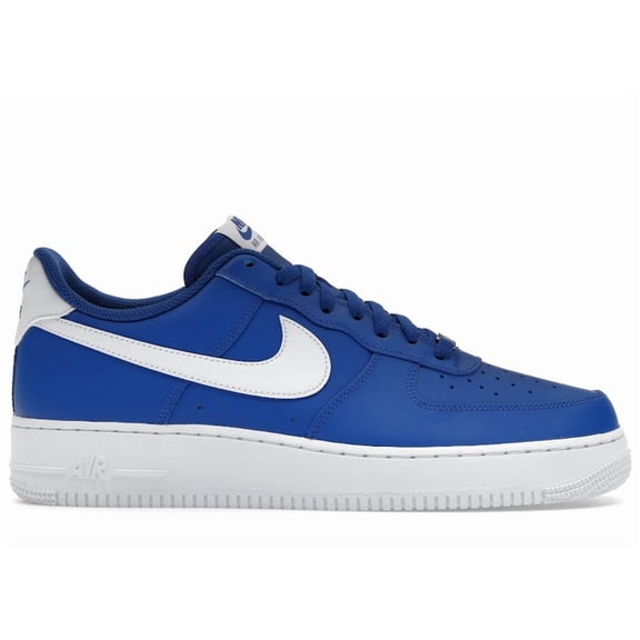 Nike Men's Air Force 1 Low '07 College Blue White Shoes, from StockX