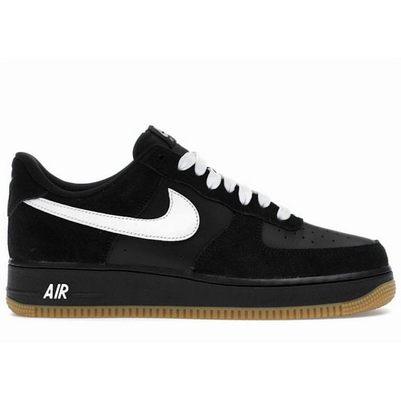 Nike Men's Air Force 1 Low '07 LV8 Black Gum Light Brown White Shoes, from StockX