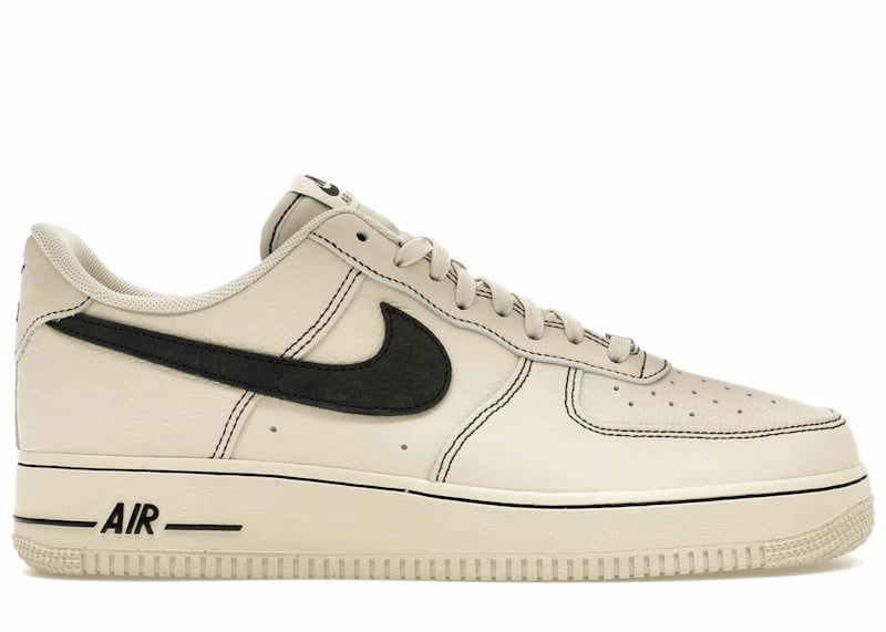 Nike Men's Air Force 1 Low '07 LV8 Light Khaki Black Shoes, from StockX