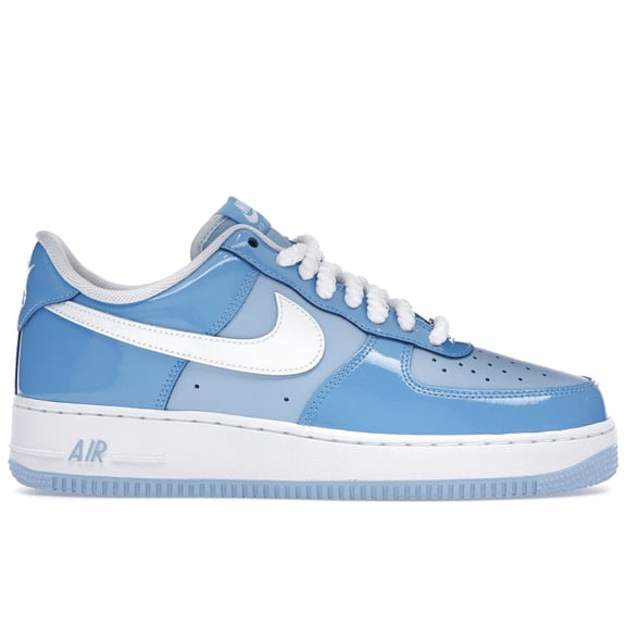 Nike Men's Air Force 1 Low '07 LV8 Phychic Blue White Patent Shoes, from StockX