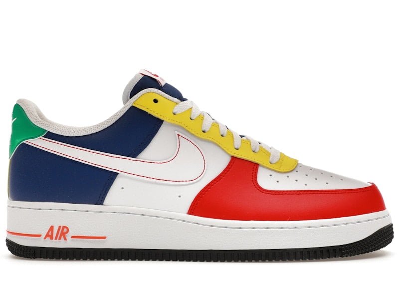 Men's Nike Air Force 1 '07 LV8 Phantom/Baltic Blu-Gum Yllw Men's Nike Air Force 1 '07 LV8 Phantom/Baltic Blu-Gum Yllw