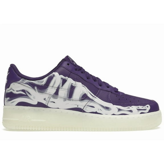 Nike Men's Air Force 1 Low '07 QS Purple Skeleton Halloween (2021) Basketball Shoes, from StockX