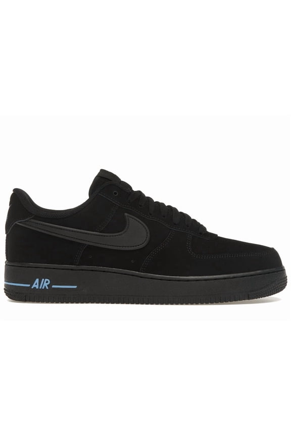 Men's Air Force 1 Low '07 SE Black University Blue Shoes, from StockX