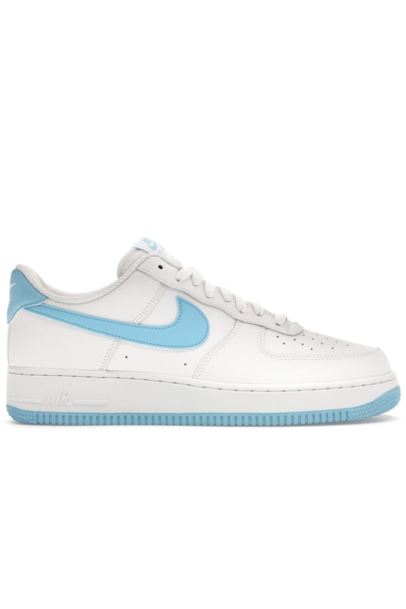 Men's Air Force 1 Low '07 White Aquarius Blue Shoes, from StockX