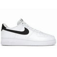 thumbnail image 1 of Nike Men's Air Force 1 Low '07 White Black Pebbled Leather Basketball Shoes, from StockX, 1 of 5