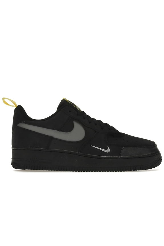 Men's Air Force 1 Low Cut Out Swoosh Black Shoes, from StockX