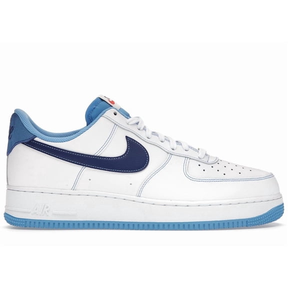 Nike Men's Air Force 1 Low First Use White University Blue Shoes, from StockX