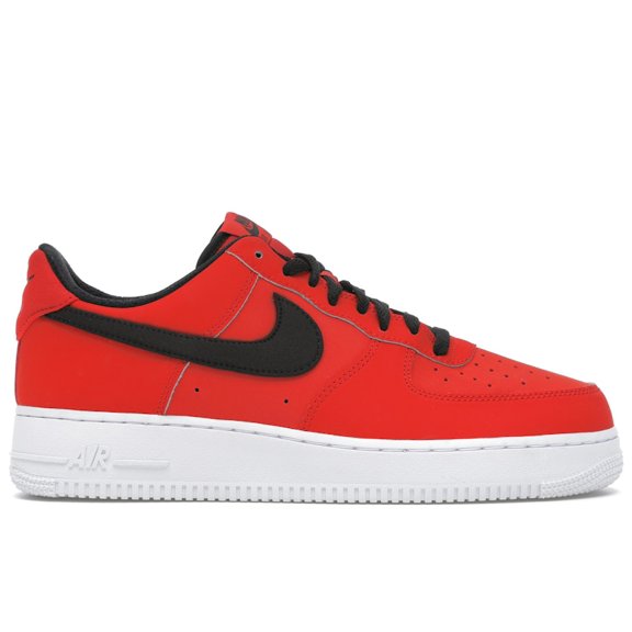 Nike Men's Air Force 1 Low Habanero Red Black White Shoes, from StockX