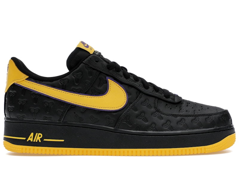 Nike Men's Air Force 1 Low Kobe Bryant Lakers Away (Numbered Edition of 8000) Shoes, from StockX