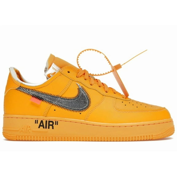Nike Men's Air Force 1 Low Off-White ICA University Gold Shoes, from StockX