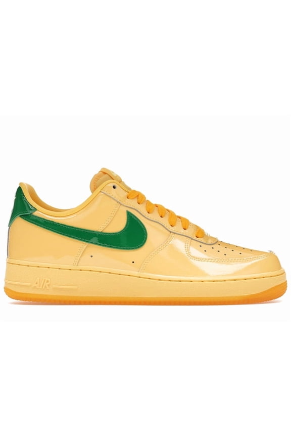 Men's Air Force 1 Low Patent Leather Topaz Gold Pine Green Shoes, from StockX