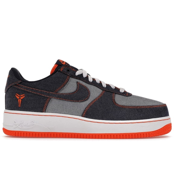 Nike Men's Air Force 1 Low Protro Kobe Bryant Denim Obsidian Safety Orange Shoes, from StockX