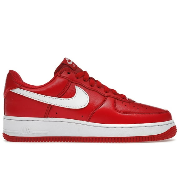 Nike Men's Air Force 1 Low Retro QS Color of the Month University Red White Shoes, from StockX