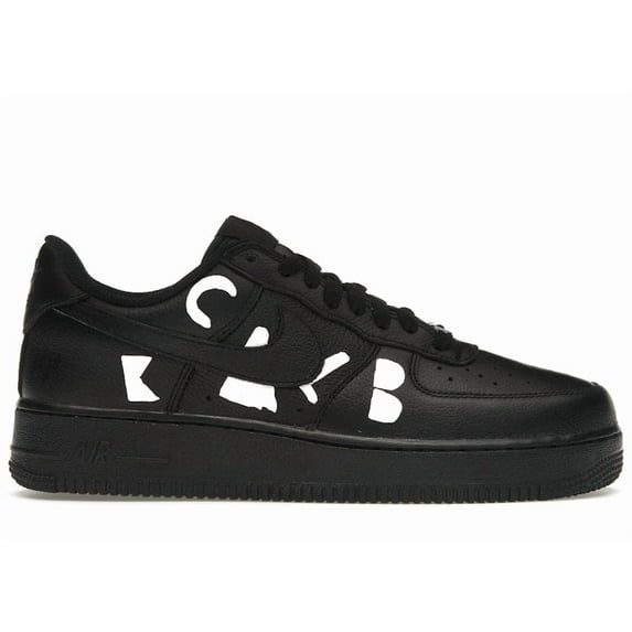 Nike Men's Air Force 1 Low Retro SP BLACK Comme des Garçons Black Basketball Shoes, from StockX