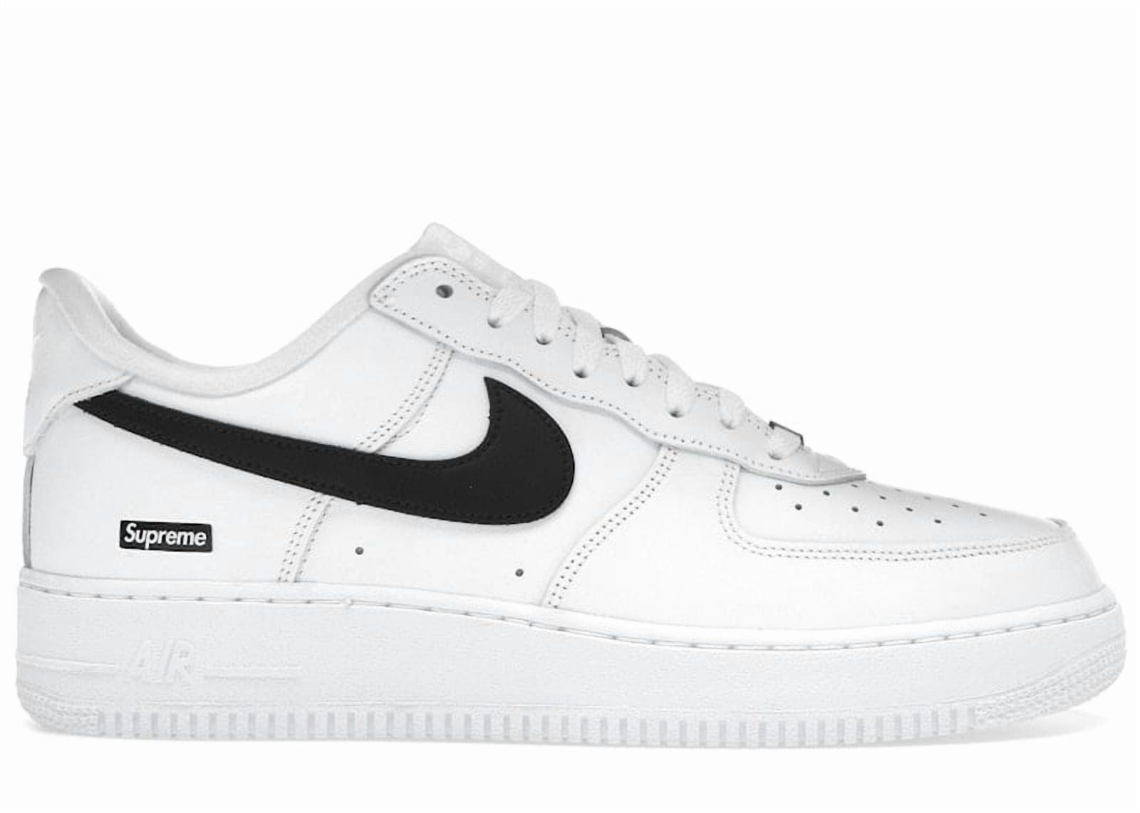 靴 Supreme Nike Air Force 1 Low Black/White Nike Men's Air Force 1 Low Supreme White Black, from StockX