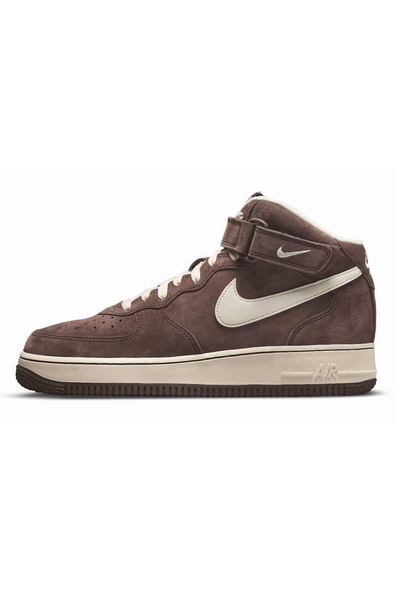 Men's Nike Air Force 1 Mid '07 QS Chocolate/Cream (DM0107 200) - 5