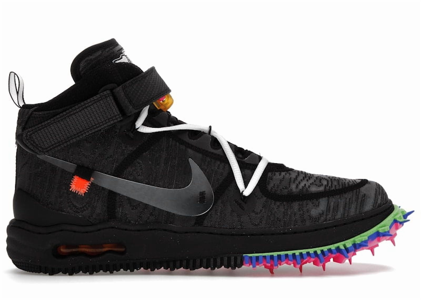 Nike Men's Air Force 1 Mid Off-White Black Shoes, from StockX