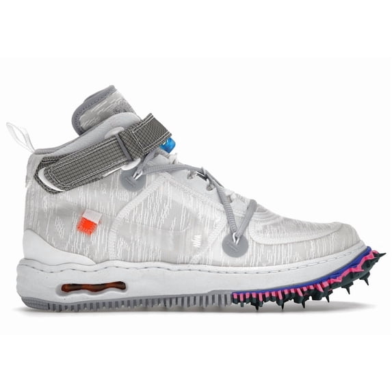 Nike Men's Air Force 1 Mid Off-White White Basketball Shoes, from StockX