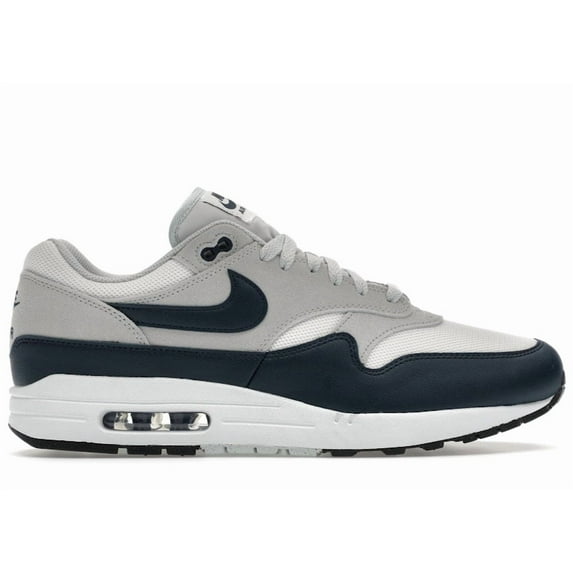 Nike Men's Air Max 1 Essential Summit White Armory Navy Running Shoes, from StockX