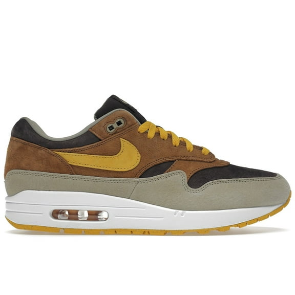 Nike Men's Air Max 1 PRM Duck Pecan Yellow Ochre Running Shoes, from StockX