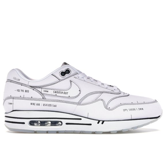 Nike Men's Air Max 1 Tinker Schematic Running Shoes, from StockX