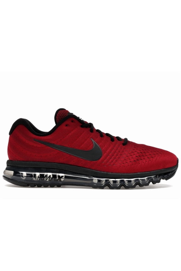 Men's Air Max 2017 Team Red Black Running Shoes, from StockX