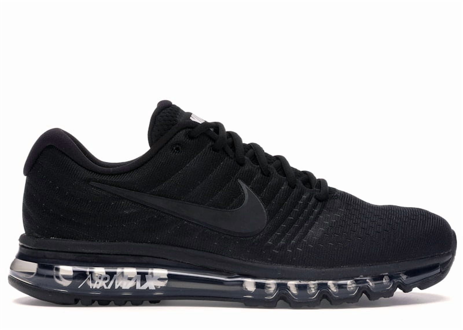 Men's Air Max 2017 Triple Black Running Shoes, from StockX