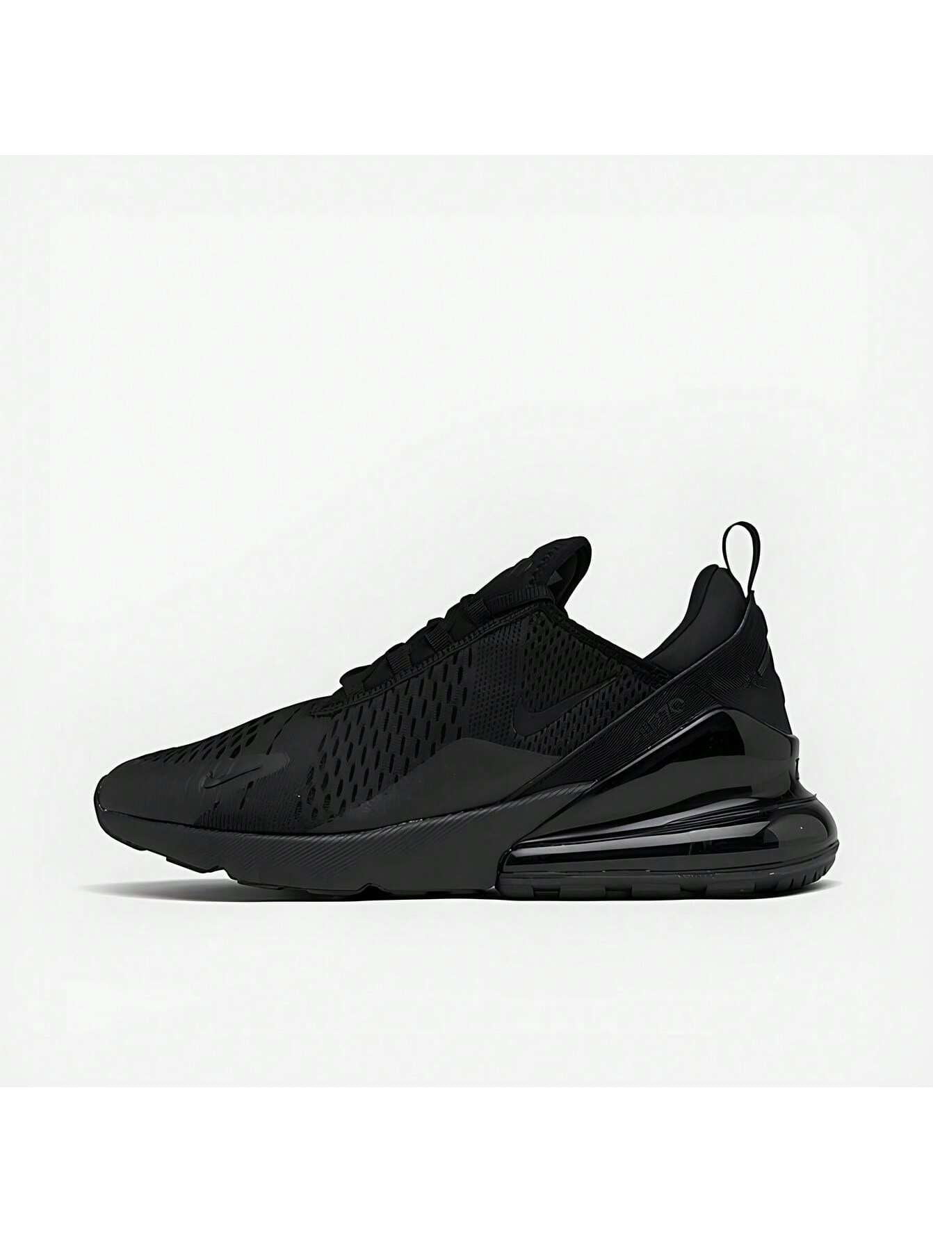 Nike Men's Air Max 270 Low Neck top Black/Black Athletic Shoes size 8.5
