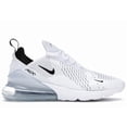 Nike, Men's Air Max 270 Running Shoes, AH8050-100, White Black ...