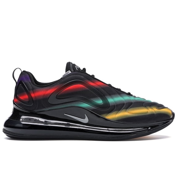 Nike Men's Air Max 720 Black Neon Streaks Running Shoes, from StockX