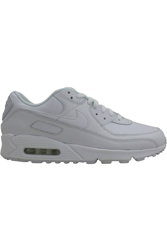 Air Max 90 Leather White/White-White CZ5594-100 Men's Size 13 Medium