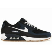 NIKE Men's Air Max 90 Midnight Navy Gum Running Shoes, from StockX