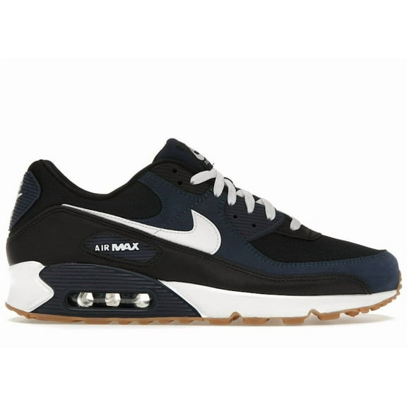 Nike Men's Air Max 90 Midnight Navy Gum Running Shoes, from StockX