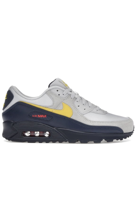 Men's Air Max 90 Neutral Grey Tour Yellow Running Shoes, from StockX