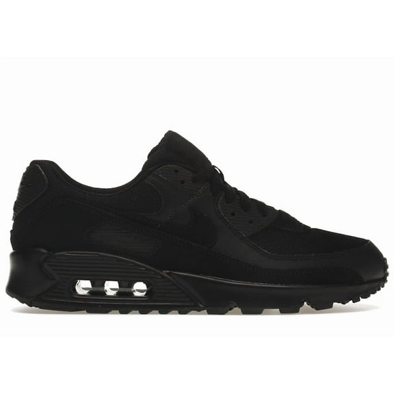 Nike Men's Air Max 90 Recraft Triple Black Running Shoes, from StockX
