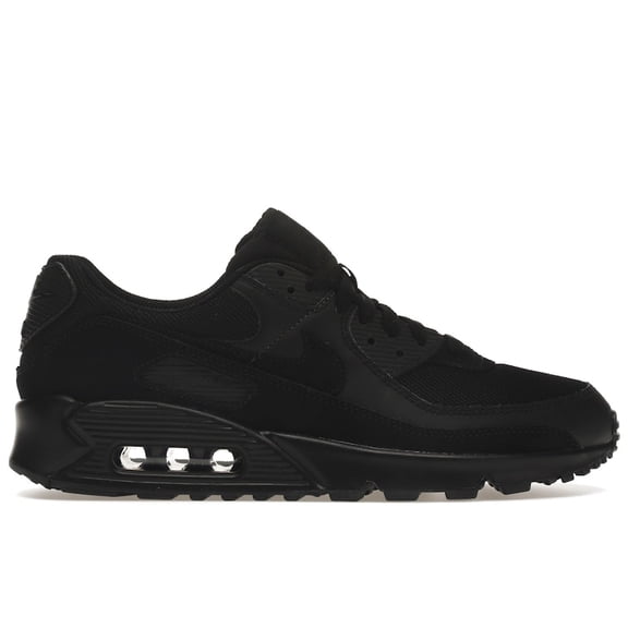 Nike Men's Air Max 90 Recraft Triple Black Running Shoes, from StockX