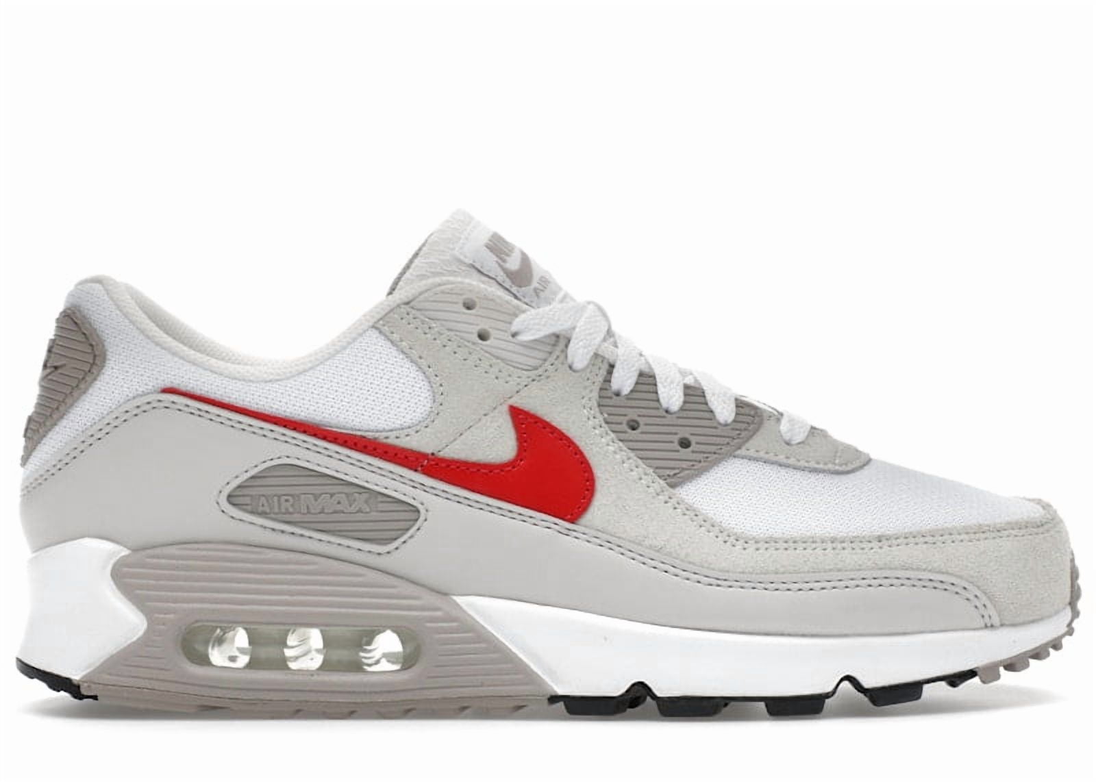 Men\'s White and Light Gray Nike Air Max 90 Gore-Tex Sneakers Nike Air Max 90 GORE-TEX White Men main image 3