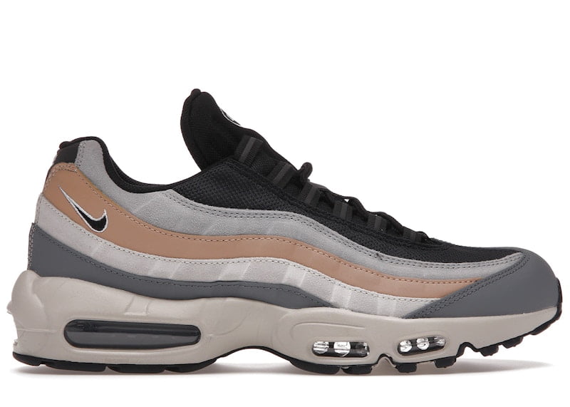 Nike Men's Air Max 95 Black Beige Grey Running Shoes, from StockX