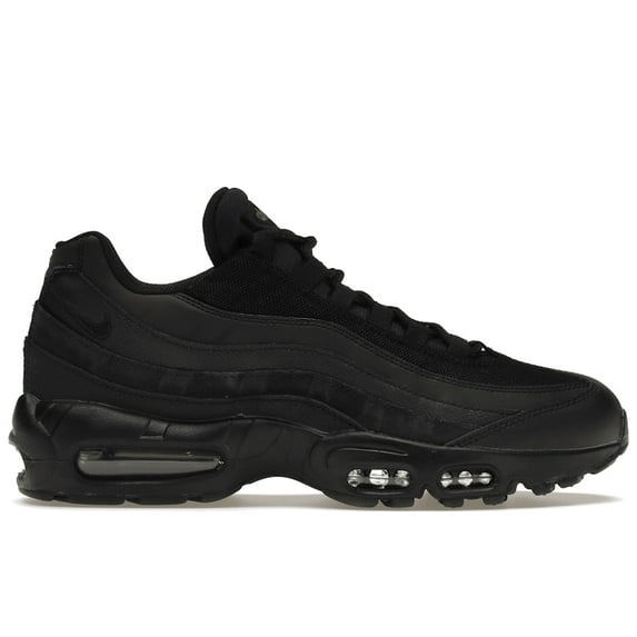 Nike Men's Air Max 95 Essential Triple Black Running Shoes, from StockX