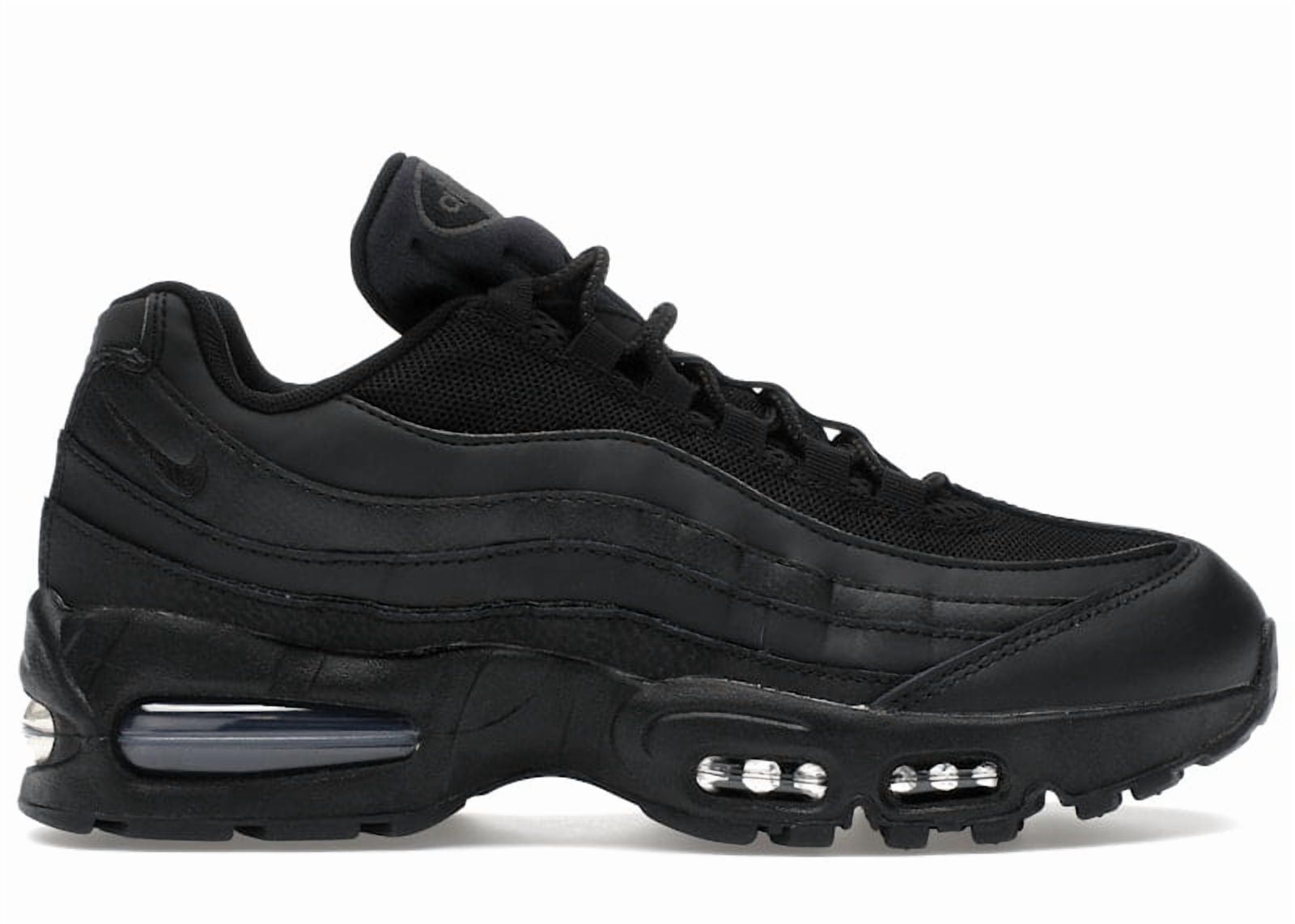 [美品]Nike Air Max 95 Essential Black Nike Air Max 95 Essential Triple Black Shoes Sneakers Sz US