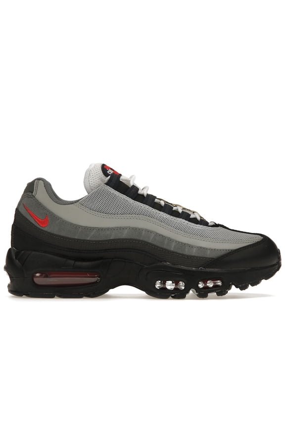 Men's Air Max 95 Track Red Smoke Grey Running Shoes, from StockX