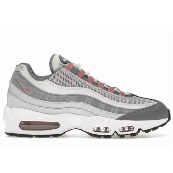 Nike Men's Air Max 95 Vast Grey Red Stardust Running Shoes, from StockX
