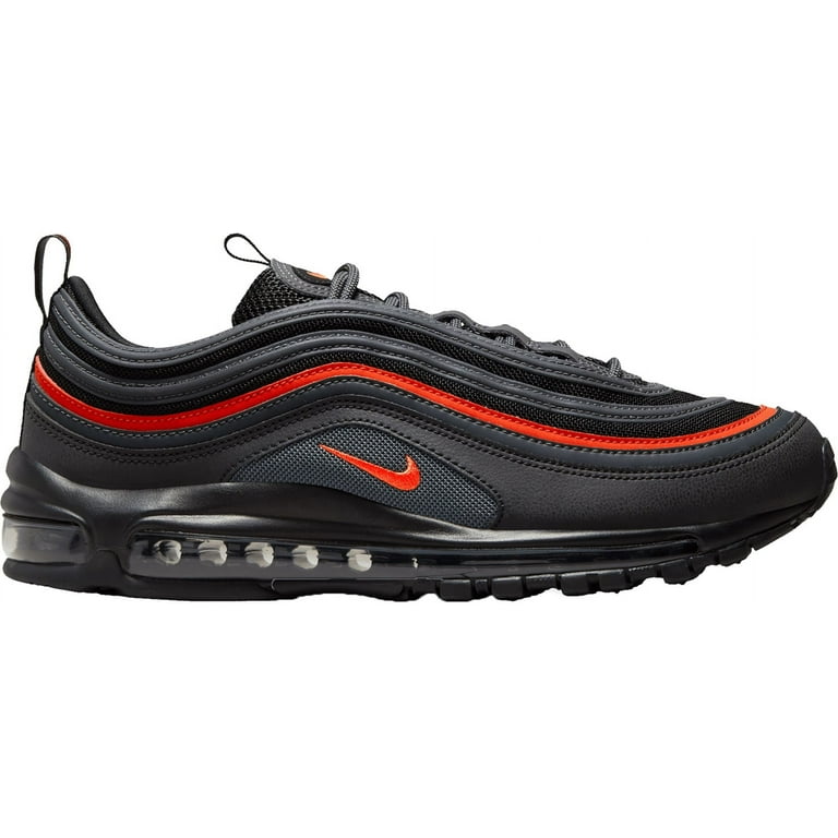 Nike Men's Air Max 97 Shoes (Black/Red, 12, Medium/D)
