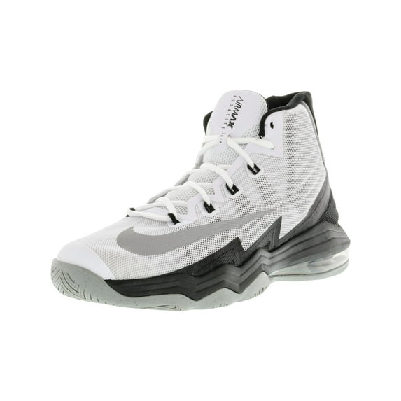 Nike Men's Air Max Audacity 2016 White / Reflect Silver-Black-Wolf Grey Ankle-High Basketball Shoe - 10M