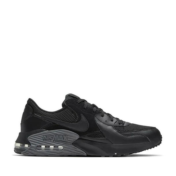Nike Men's Air Max Excee Sneaker, Black/Black-Dark Gray, 8 UK - Walmart.com
